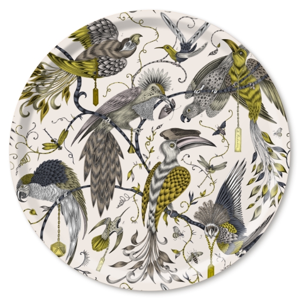 Tablett Audubon gold 3 Tablett Audubon gold – Bild 2