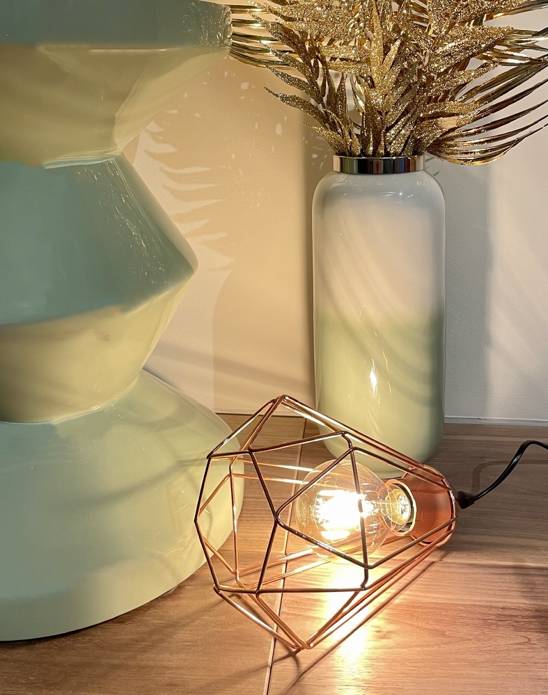 Bodenlampe kupfer KWP mood an