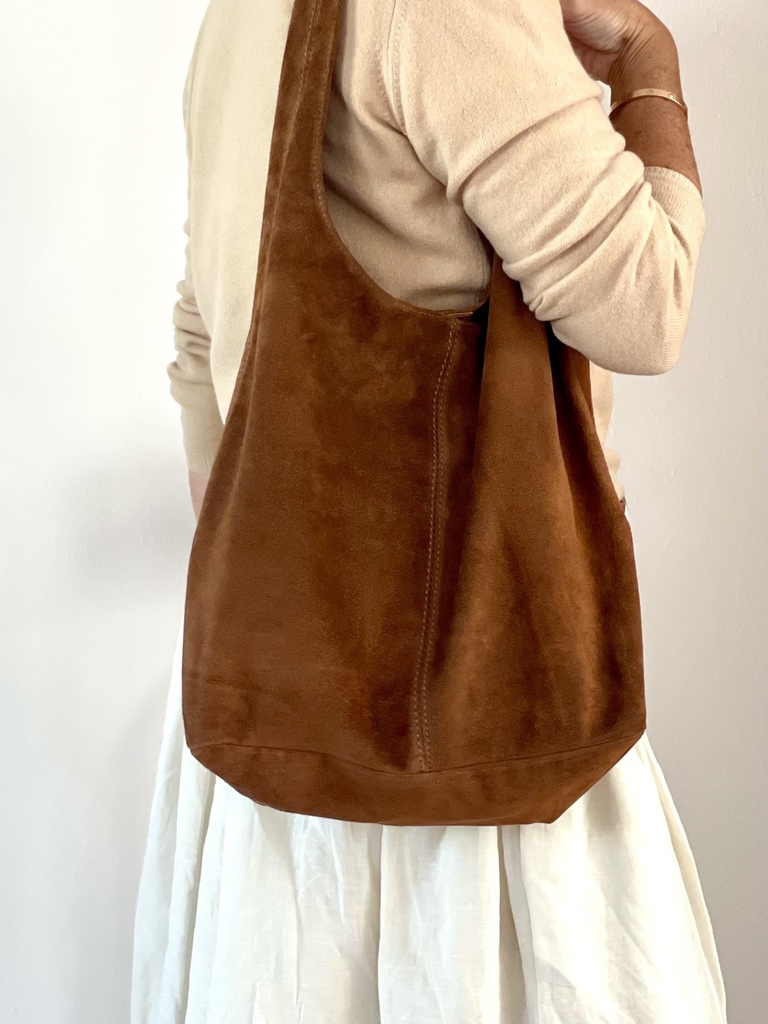 Wildleder Shopper