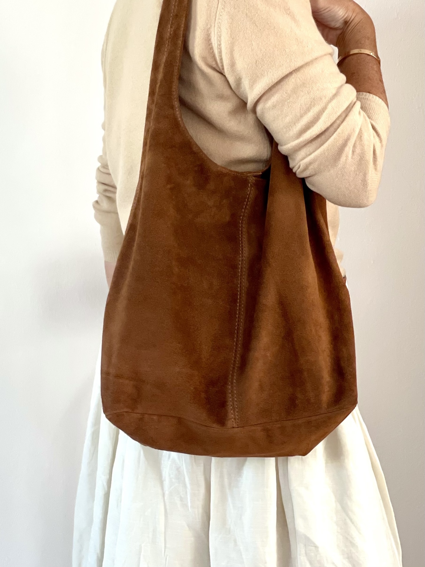 shopper wildleder braun mood 1