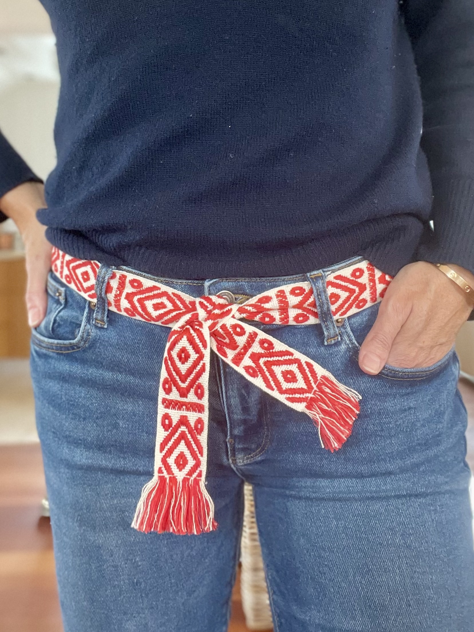 stoffguertel bands of kwp rot 2