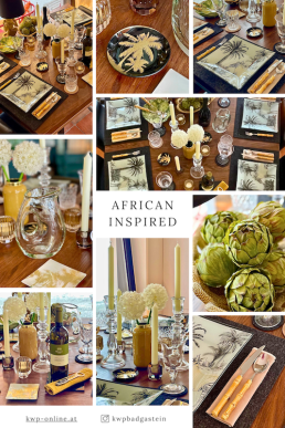 African inspired Tischdeko