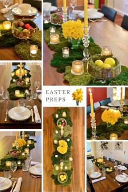 Easter Preps Tischdeko