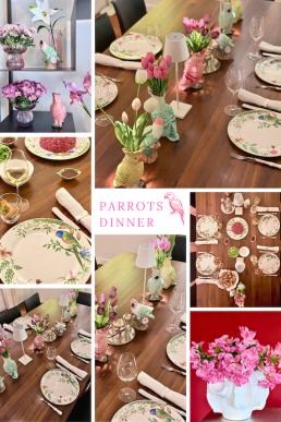 Parrots Dinner Tischdeko