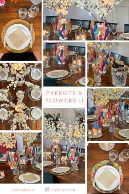 Parrots & Flowers II