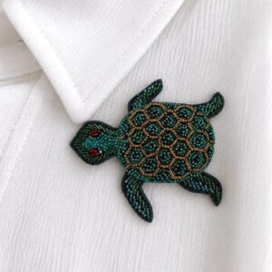 Brosche Schildkröte