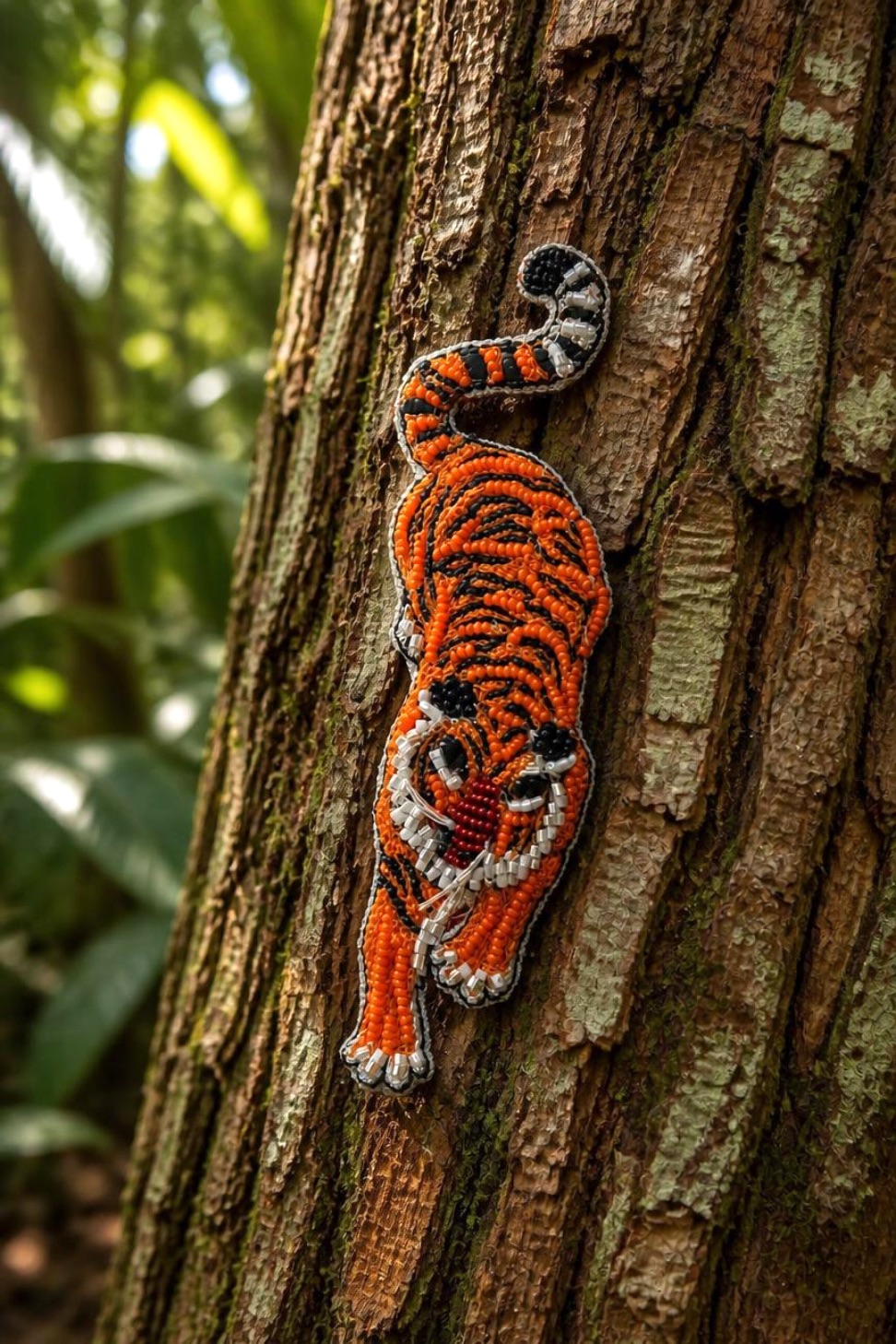 Brosche Tiger 4 Brosche Tiger – Bild 3