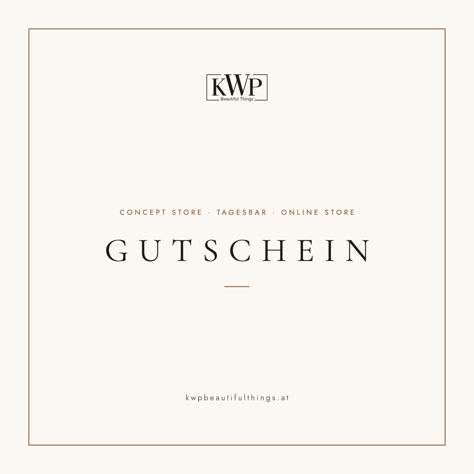 Gutschein KWP Beautiful Things