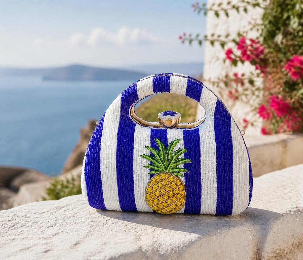 perltentasche ananas